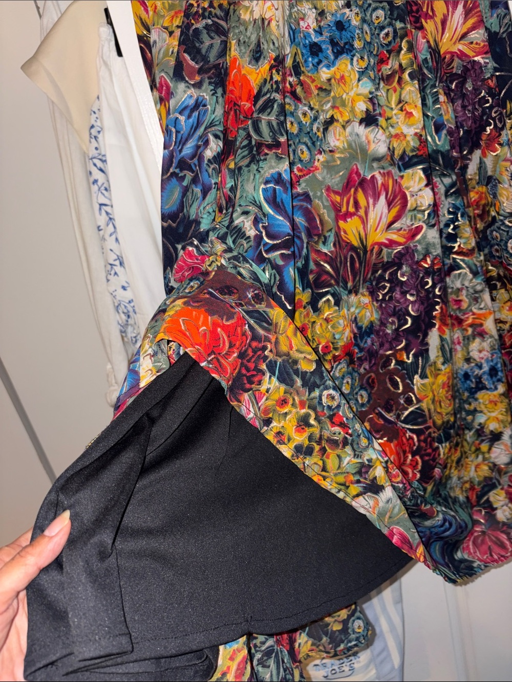 Floral Multicolor Maxi Skirt - Picture 4 of 7